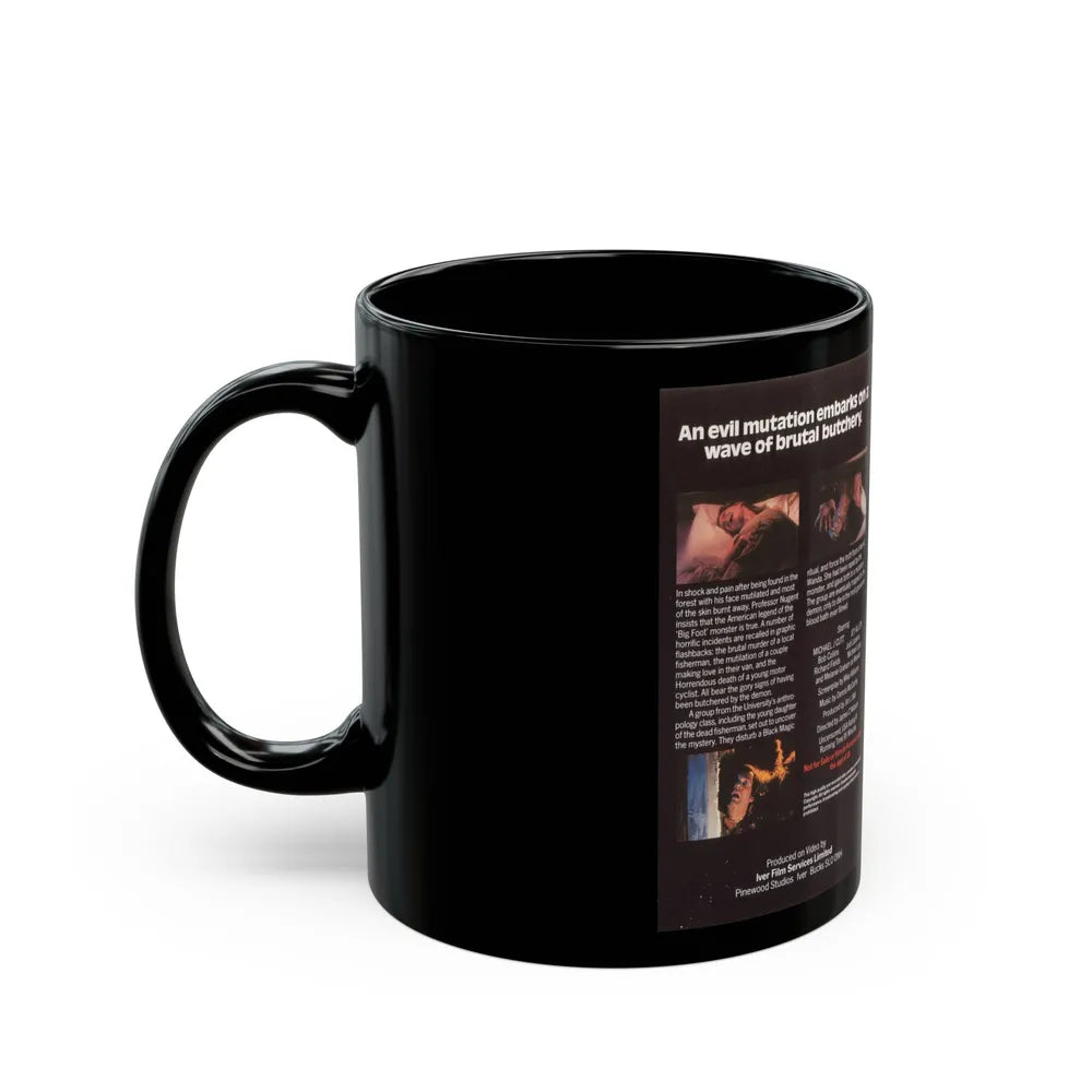 NIGHT OF THE DEMON (VHS COVER) - Black Coffee Mug-Go Mug Yourself