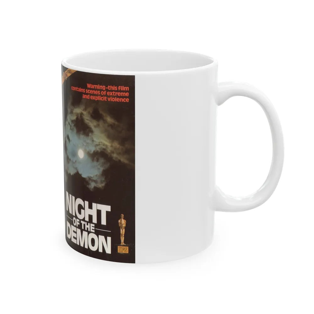 NIGHT OF THE DEMON (VHS COVER) - White Coffee Mug-Go Mug Yourself