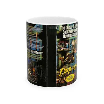 NIGHT OF THE DEMONS 2 (VHS COVER) - White Coffee Mug 11oz - Go Mug Yourself