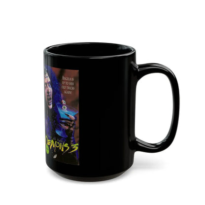 NIGHT OF THE DEMONS 3 REPUBLIC PICTURES (VHS COVER) - Black Coffee Mug-Go Mug Yourself