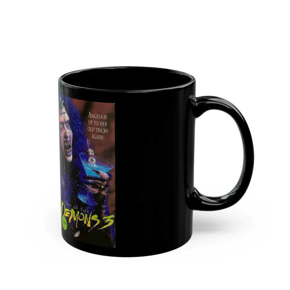 NIGHT OF THE DEMONS 3 REPUBLIC PICTURES (VHS COVER) - Black Coffee Mug-Go Mug Yourself