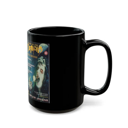 NIGHT OF THE DEMONS (VHS COVER) - Black Coffee Mug-Go Mug Yourself