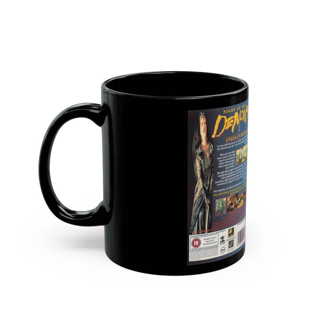 NIGHT OF THE DEMONS (VHS COVER) - Black Coffee Mug-Go Mug Yourself