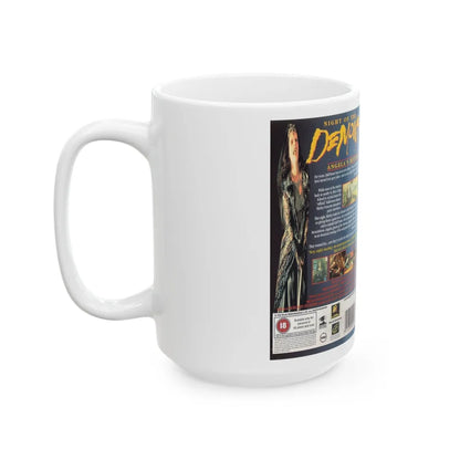 NIGHT OF THE DEMONS (VHS COVER) - White Coffee Mug-Go Mug Yourself