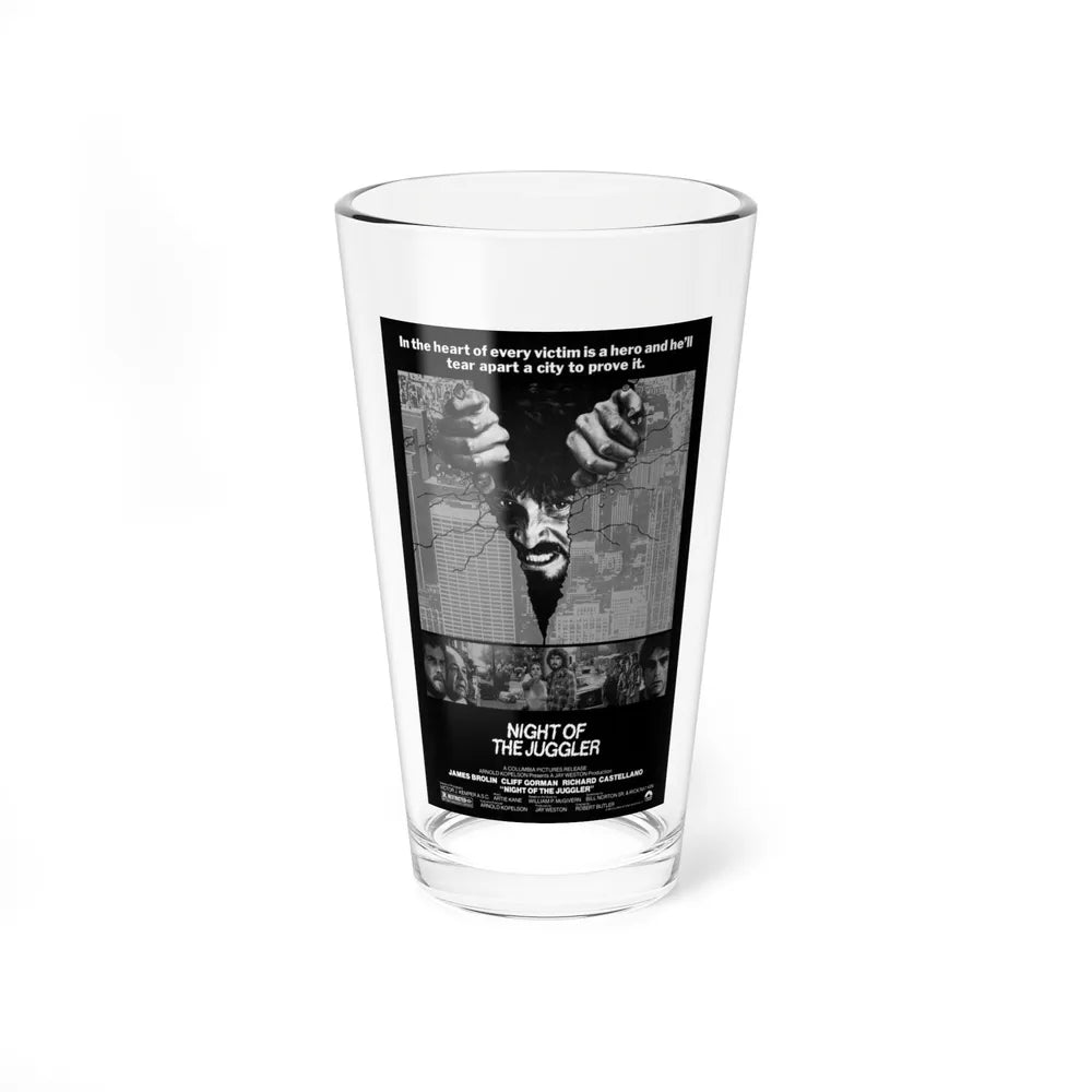 NIGHT OF THE JUGGLER 1980 Movie Poster - Pint Glass 16oz-16oz-Go Mug Yourself