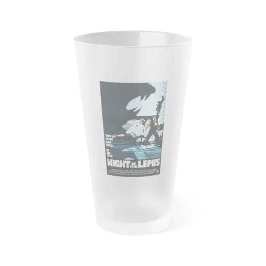 NIGHT OF THE LEPUS (2) 1972 Movie Poster - Frosted Pint Glass 16oz 16oz Frosted - Go Mug Yourself