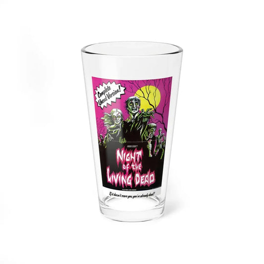 NIGHT OF THE LIVING DEAD (4) 1968 Movie Poster - Pint Glass 16oz 16oz - Go Mug Yourself