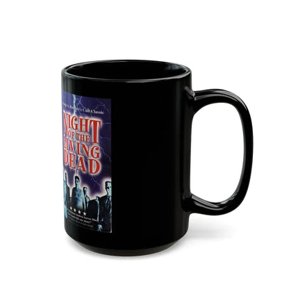 NIGHT OF THE LIVING DEAD CULT CLASSIC (VHS COVER) - Black Coffee Mug - Go Mug Yourself