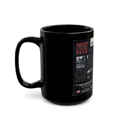 NIGHT OF THE LIVING DEAD CULT CLASSIC (VHS COVER) - Black Coffee Mug-Go Mug Yourself