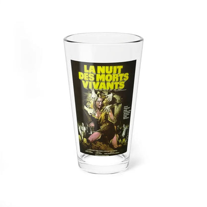 NIGHT OF THE LIVING DEAD (FRENCH) 1968 Movie Poster - Pint Glass 16oz 16oz - Go Mug Yourself