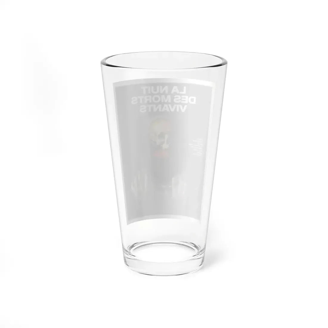 NIGHT OF THE LIVING DEAD (FRENCH) 2 1968 Movie Poster - Pint Glass 16oz - Go Mug Yourself