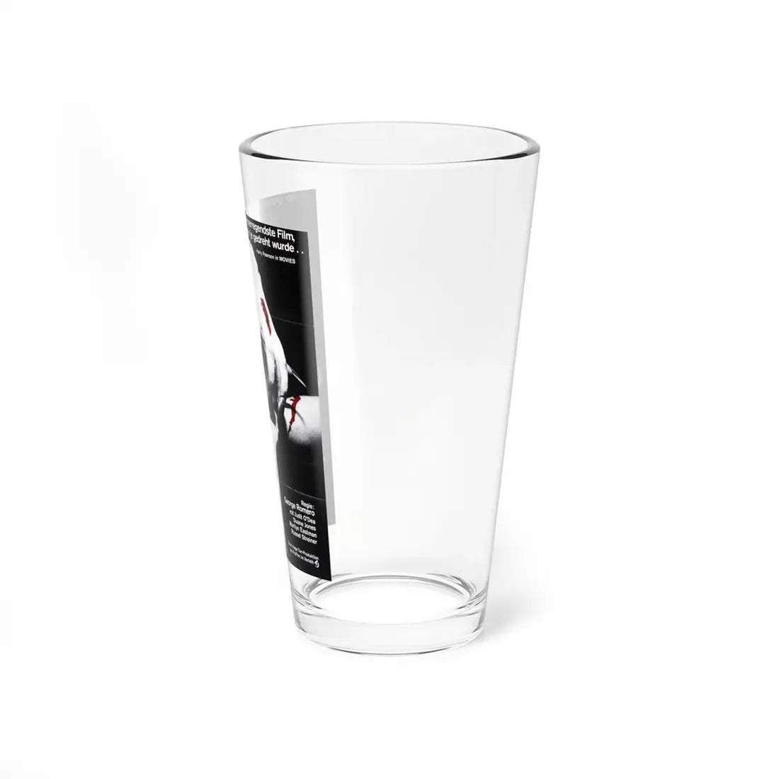 NIGHT OF THE LIVING DEAD (GERMAN) 2 1968 Movie Poster - Pint Glass 16oz - Go Mug Yourself
