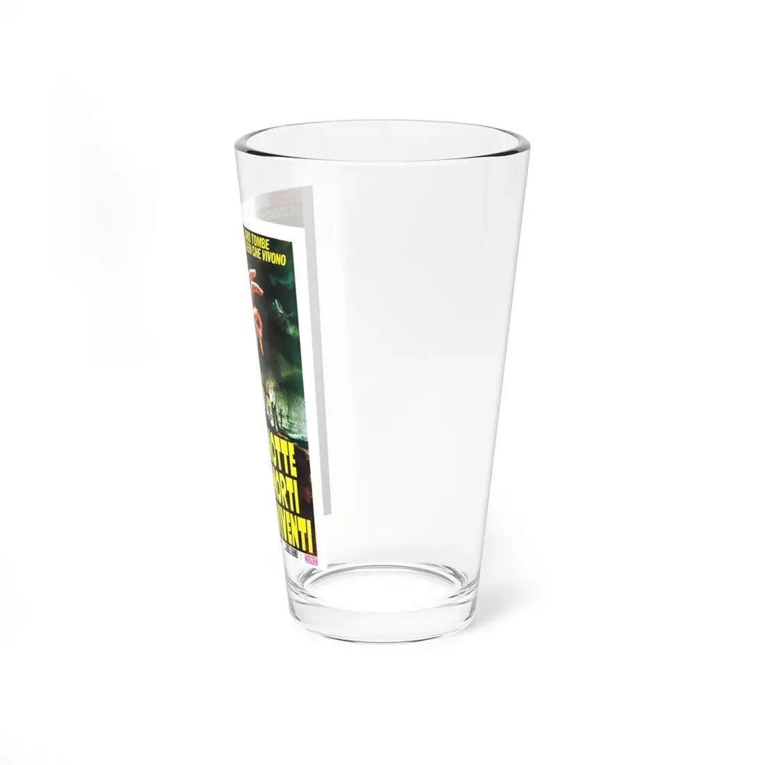 NIGHT OF THE LIVING DEAD (ITALIAN) 1968 Movie Poster - Pint Glass 16oz - Go Mug Yourself
