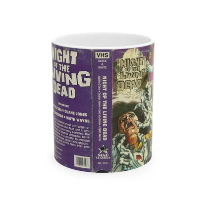NIGHT OF THE LIVING DEAD STAR CLASSICS (VHS COVER) - White Coffee Mug 11oz - Go Mug Yourself