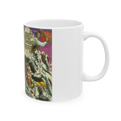 NIGHT OF THE LIVING DEAD STAR CLASSICS (VHS COVER) - White Coffee Mug - Go Mug Yourself