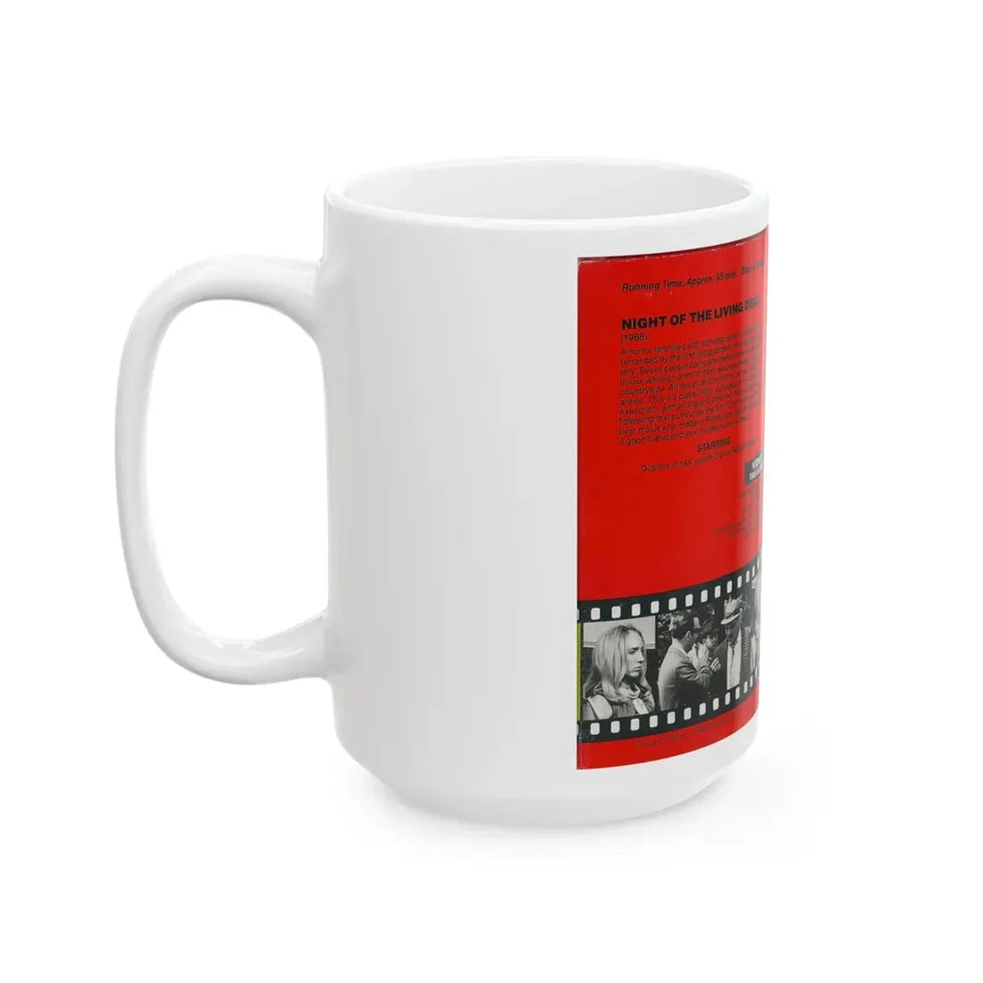 NIGHT OF THE LIVING DEAD VIDEO TREASURES (VHS COVER) - White Coffee Mug - Go Mug Yourself
