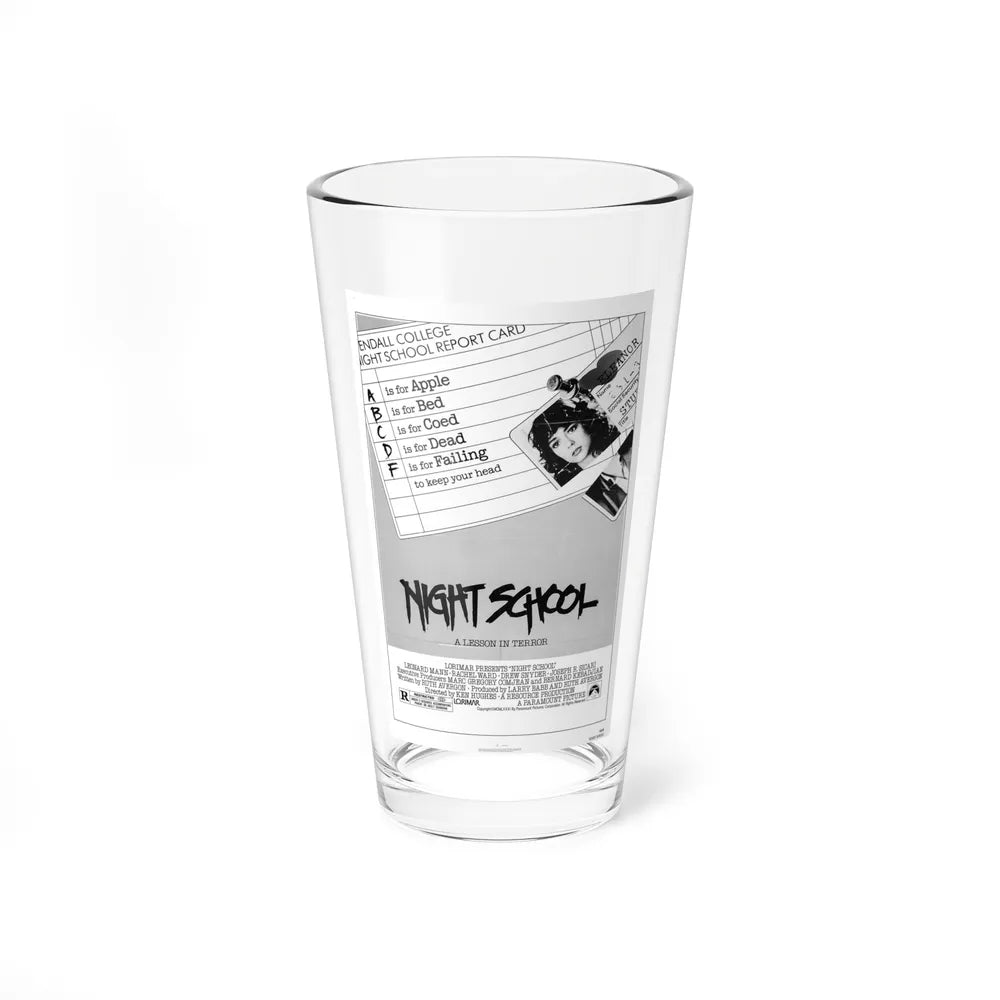 NIGHT SCHOOL (TERROR EYES) 1981 Movie Poster - Pint Glass 16oz-16oz-Go Mug Yourself