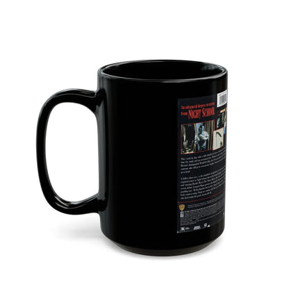 NIGHT SCHOOL (VHS COVER) - Black Coffee Mug-Go Mug Yourself