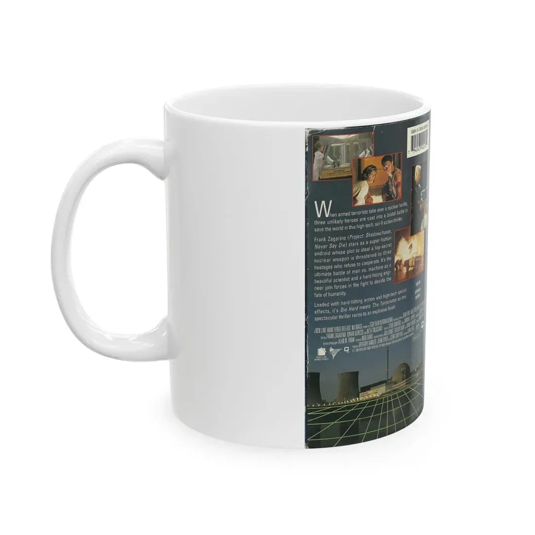 NIGHT SIEGE PROJECT SHADOWCHASER 2 (VHS COVER) - White Coffee Mug - Go Mug Yourself
