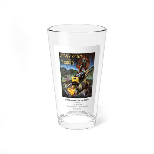 NIGHT TRAIN TO TERROR (2) 1985 Movie Poster - Pint Glass 16oz-16oz-Go Mug Yourself