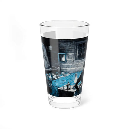 Night Vigil, 1946 (Magazine Illustration) Pint Glass 16oz-16oz-Go Mug Yourself