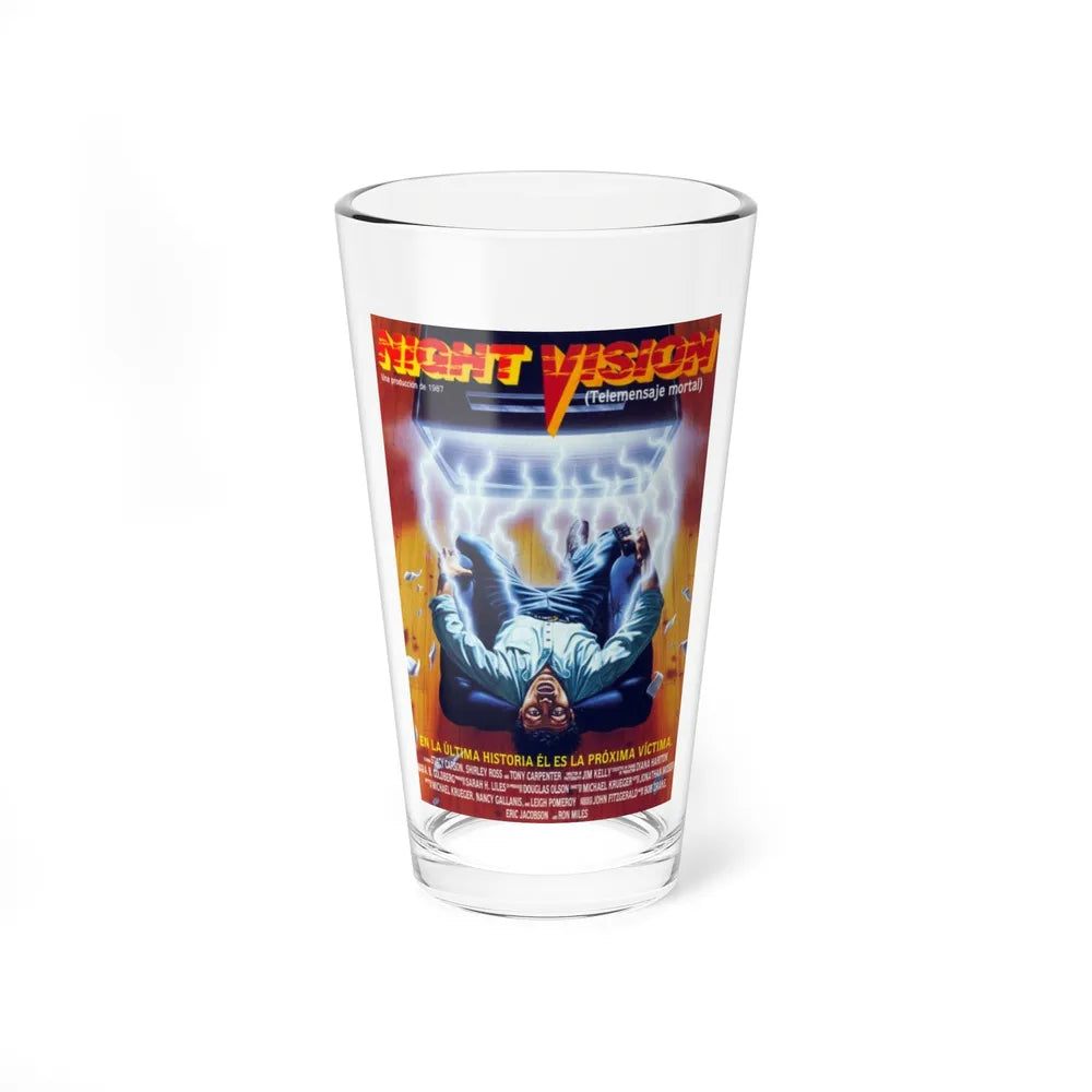 NIGHT VISION 1987 Movie Poster - Pint Glass 16oz-16oz-Go Mug Yourself