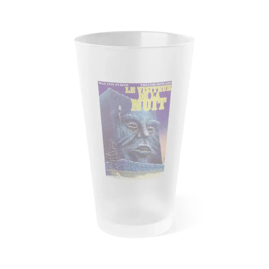 NIGHT VISITOR (BENEDEK) 2 1971 Movie Poster - Frosted Pint Glass 16oz 16oz Frosted - Go Mug Yourself