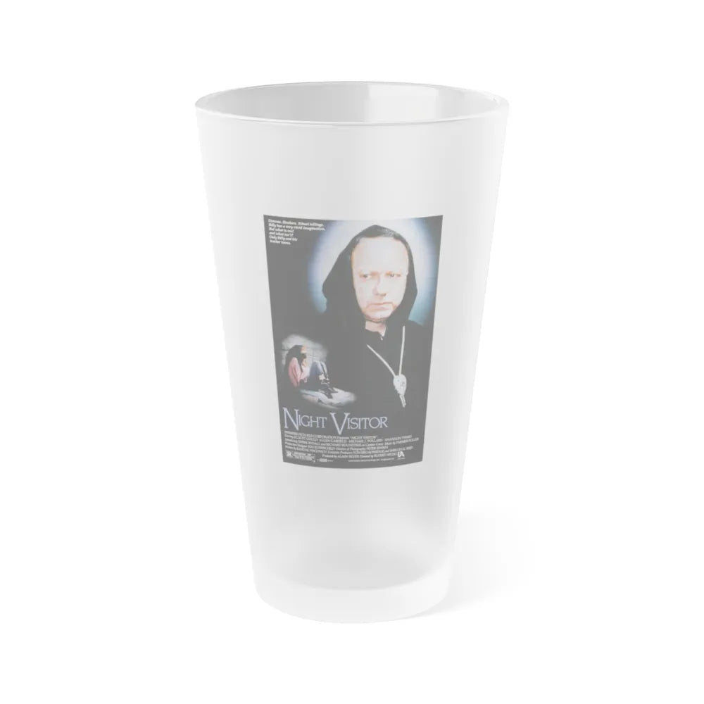 NIGHT VISITOR (NEVER CRY DEVIL) 1989 Movie Poster - Frosted Pint Glass 16oz-16oz-Frosted-Go Mug Yourself