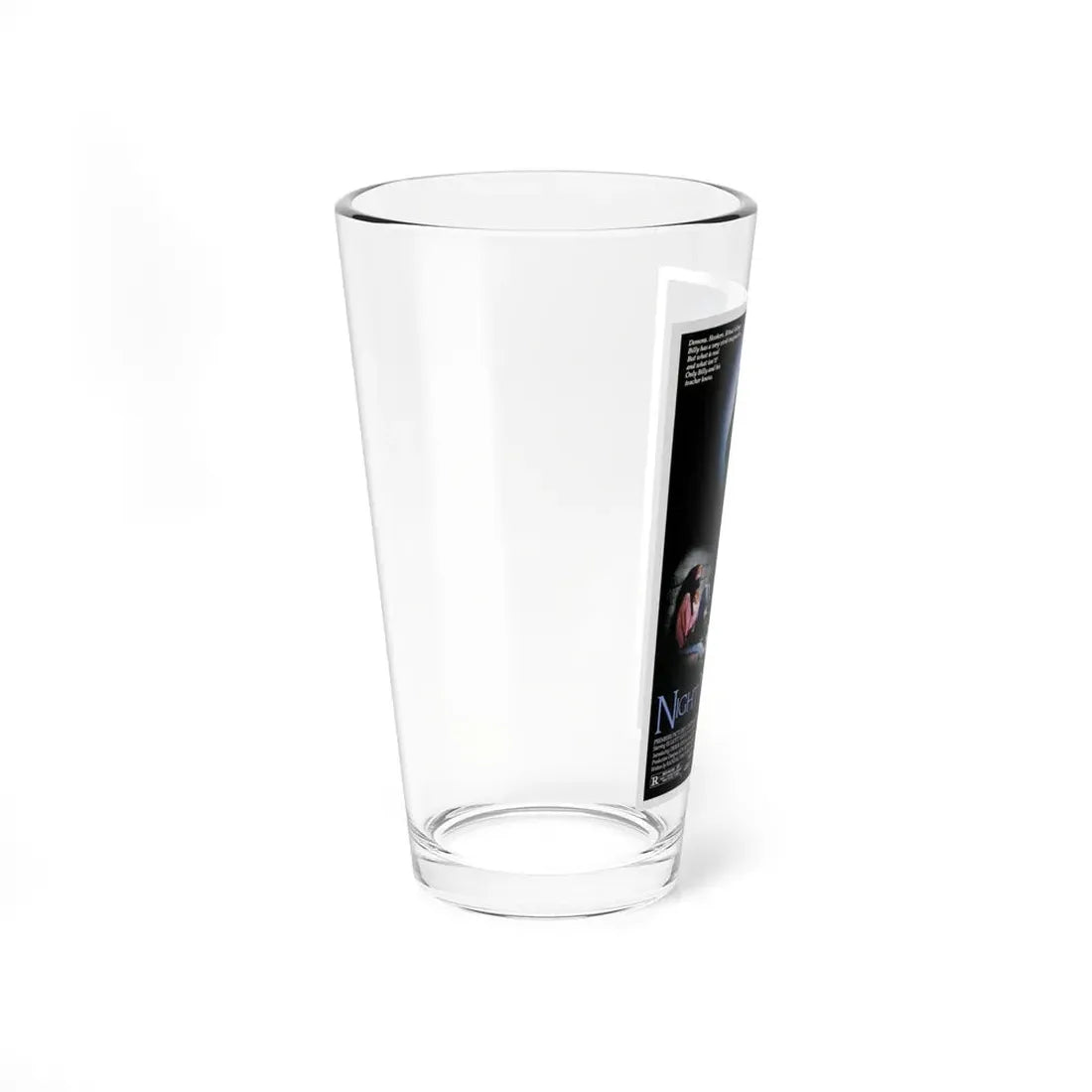 NIGHT VISITOR (NEVER CRY DEVIL) 1989 Movie Poster - Pint Glass 16oz - Go Mug Yourself