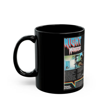 NIGHT WARRIORS (VHS COVER) - Black Coffee Mug-Go Mug Yourself