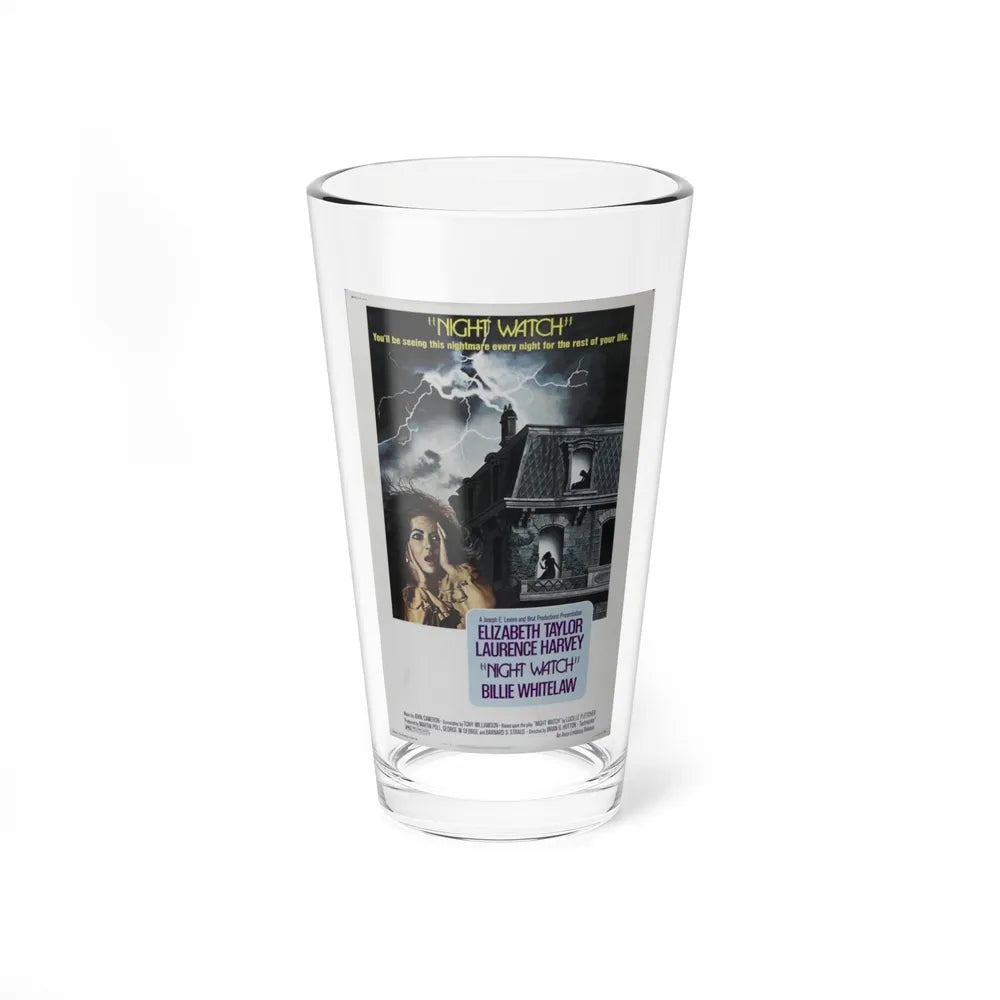 NIGHT WATCH 1973 Movie Poster - Pint Glass 16oz-16oz-Go Mug Yourself