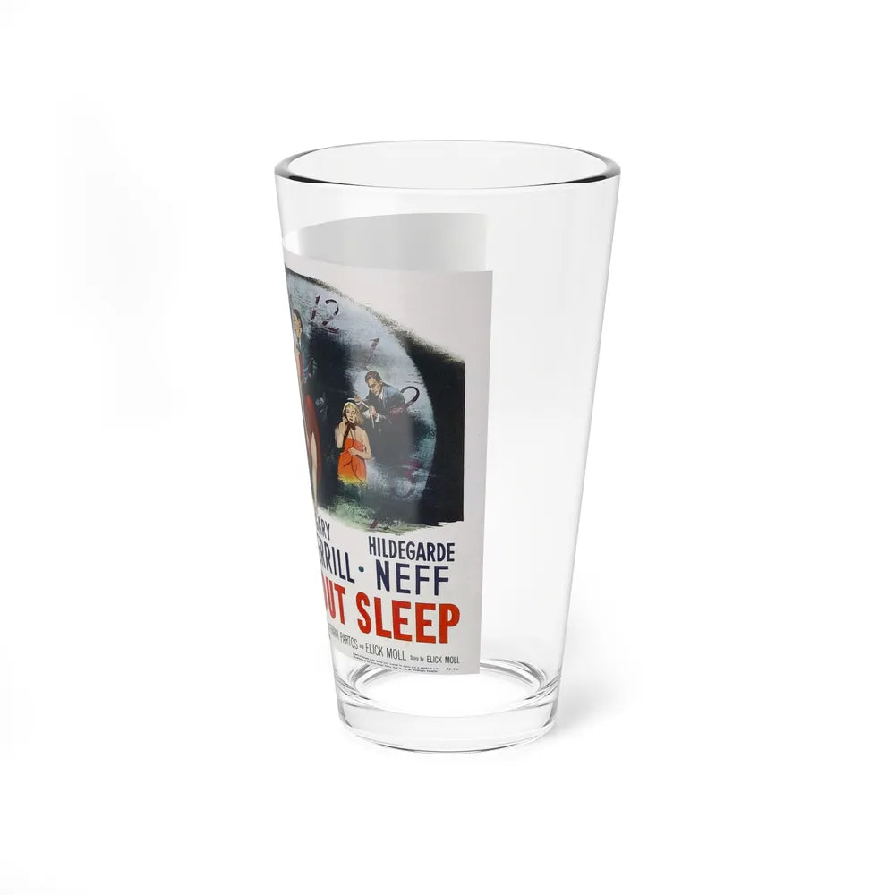 NIGHT WITHOUT SLEEP 1952 Movie Poster - Pint Glass 16oz-Go Mug Yourself