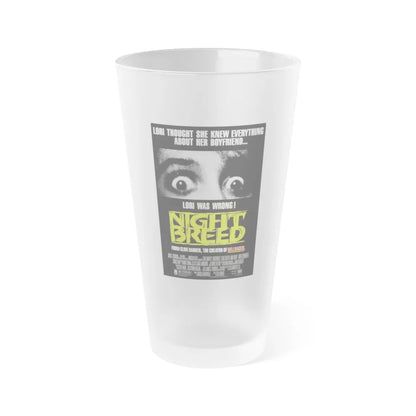 NIGHTBREED 1990 Movie Poster - Frosted Pint Glass 16oz-16oz-Frosted-Go Mug Yourself