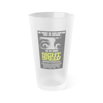 NIGHTBREED 1990 Movie Poster - Frosted Pint Glass 16oz 16oz Frosted - Go Mug Yourself