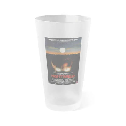NIGHTBREED (DANISH) 1990 Movie Poster - Frosted Pint Glass 16oz 16oz Frosted - Go Mug Yourself