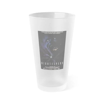 NIGHTFLYERS 1987 Movie Poster - Frosted Pint Glass 16oz-16oz-Frosted-Go Mug Yourself