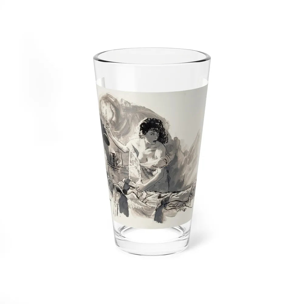 Nightingale (Magazine Illustration) Pint Glass 16oz-16oz-Go Mug Yourself