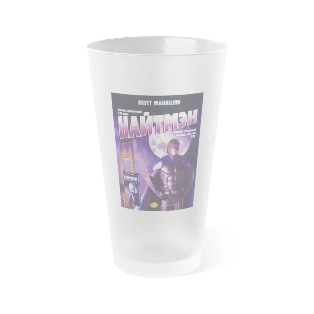 NIGHTMAN 1991 Movie Poster - Frosted Pint Glass 16oz-16oz-Frosted-Go Mug Yourself