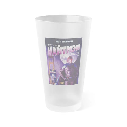 NIGHTMAN 1991 Movie Poster - Frosted Pint Glass 16oz-16oz-Frosted-Go Mug Yourself