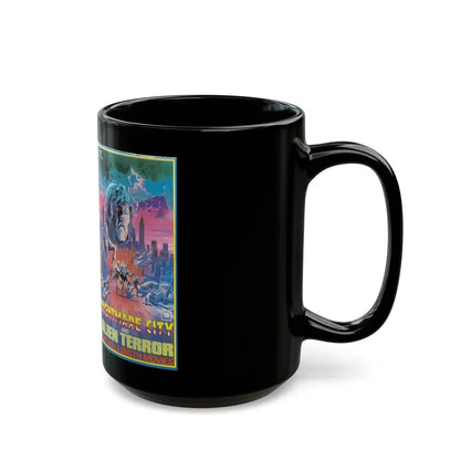 NIGHTMARE CITY AND ALIEN TERROR (VHS COVER) - Black Coffee Mug-Go Mug Yourself