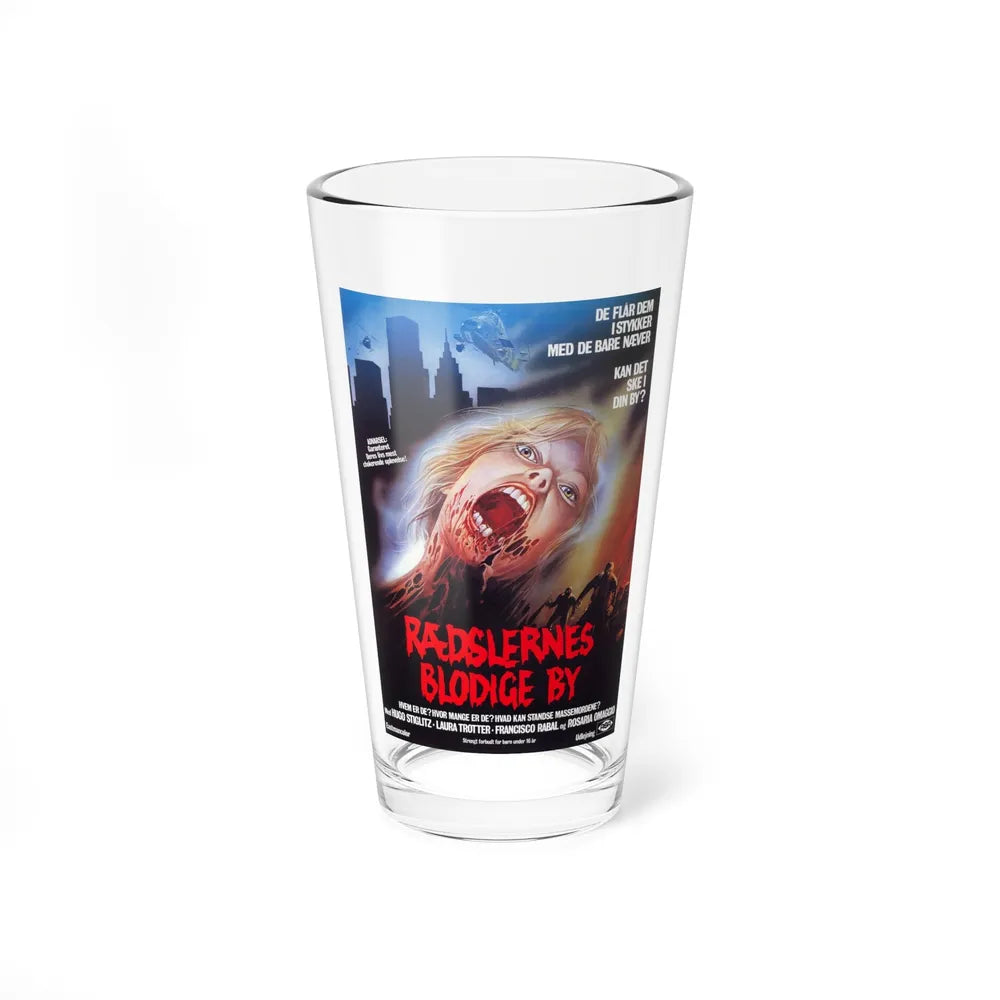 NIGHTMARE CITY (DANISH) 1980 Movie Poster - Pint Glass 16oz-16oz-Go Mug Yourself