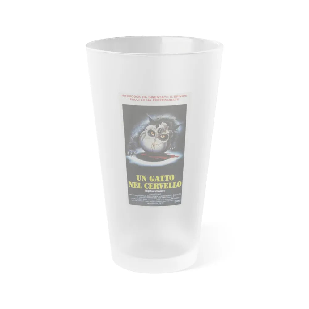 NIGHTMARE CONCERT 1990 Movie Poster - Frosted Pint Glass 16oz-16oz-Frosted-Go Mug Yourself