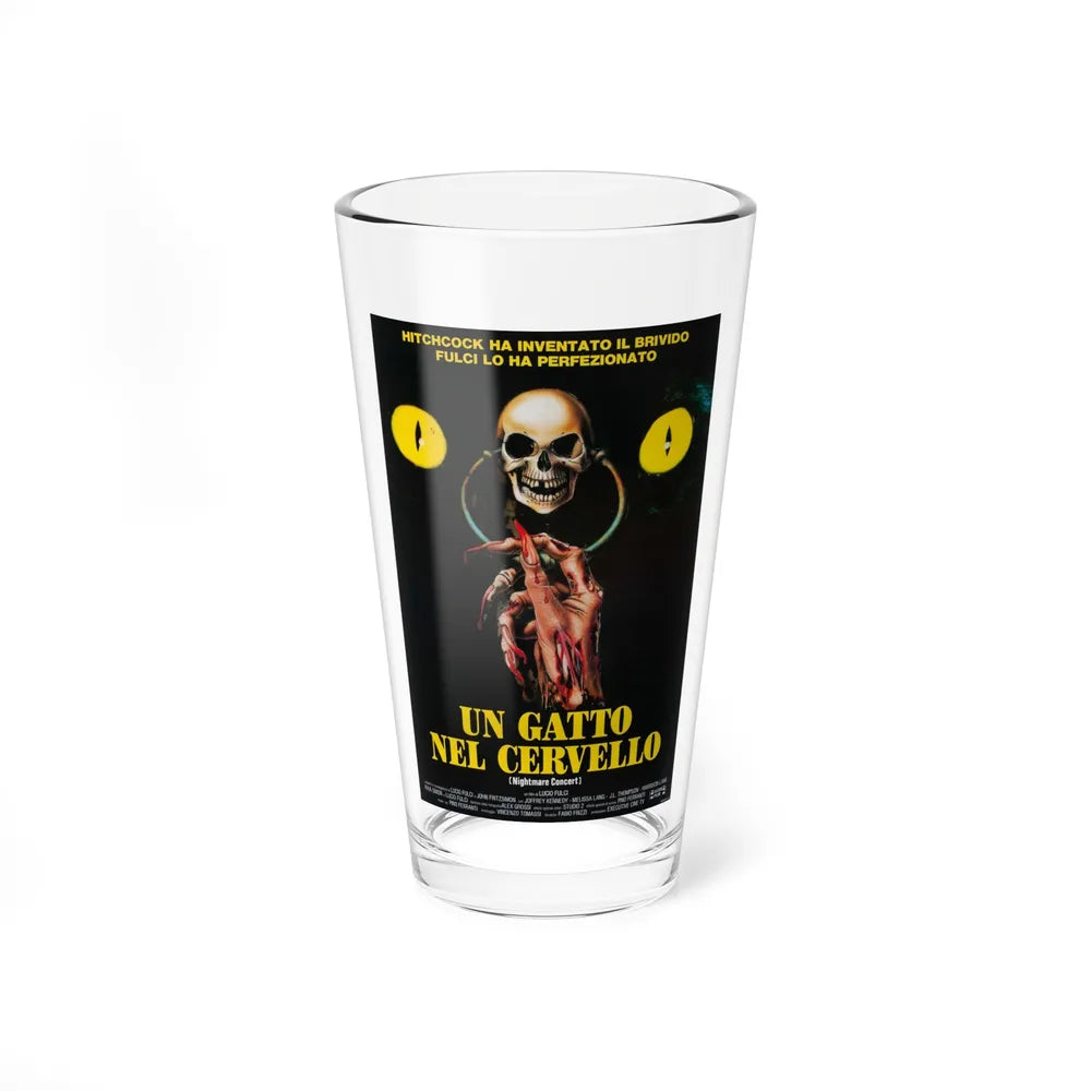 NIGHTMARE CONCERT (A CAT IN THE BRAIN) 1990 Movie Poster - Pint Glass 16oz-16oz-Go Mug Yourself