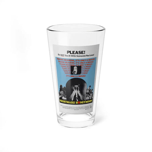 NIGHTMARE HONEYMOON 1974 Movie Poster - Pint Glass 16oz 16oz - Go Mug Yourself