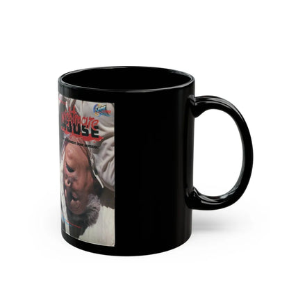 NIGHTMARE HOUSE (VHS COVER) - Black Coffee Mug-Go Mug Yourself