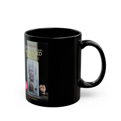 NIGHTMARE IN A DAMAGED BRAIN (VHS COVER) - Black Coffee Mug-Go Mug Yourself