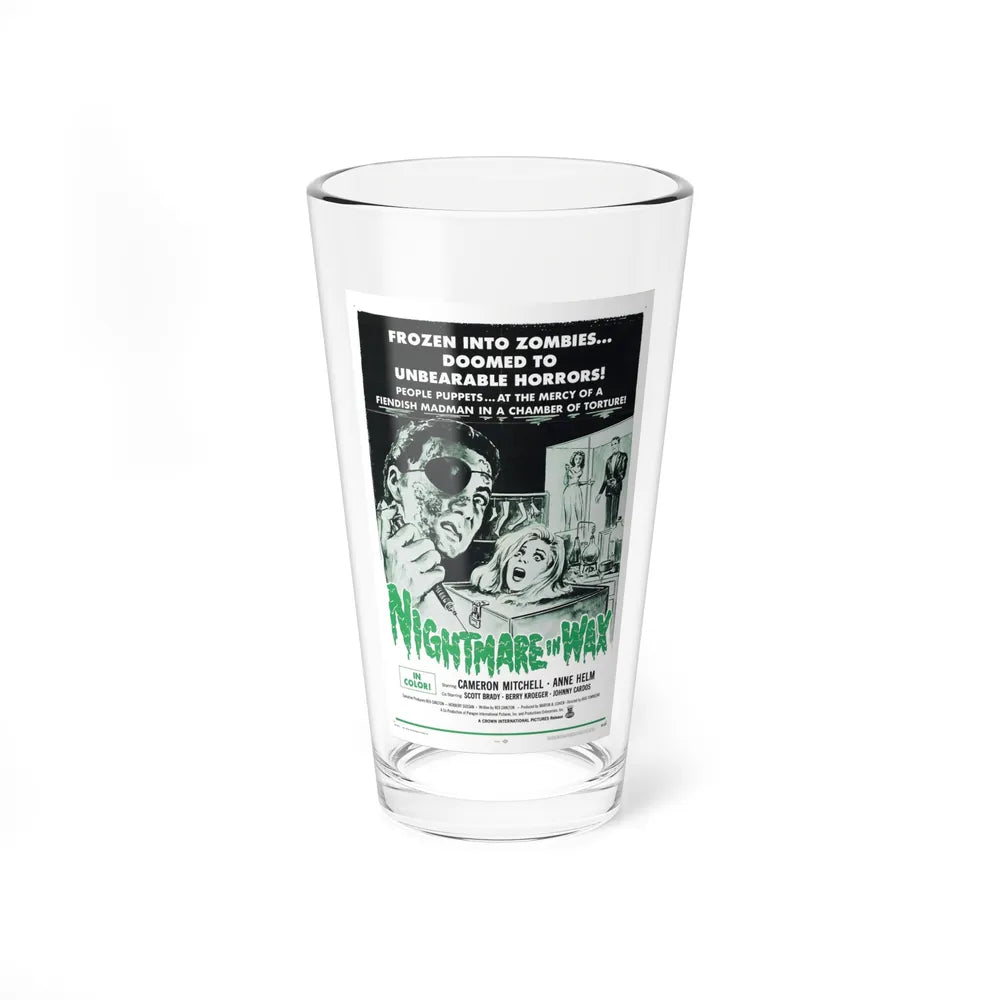 NIGHTMARE IN WAX 1969 Movie Poster - Pint Glass 16oz-16oz-Go Mug Yourself