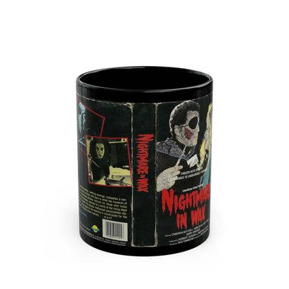 NIGHTMARE IN WAX (VHS COVER) - Black Coffee Mug-11oz-Go Mug Yourself