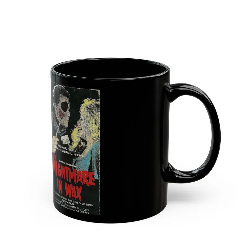 NIGHTMARE IN WAX (VHS COVER) - Black Coffee Mug-Go Mug Yourself