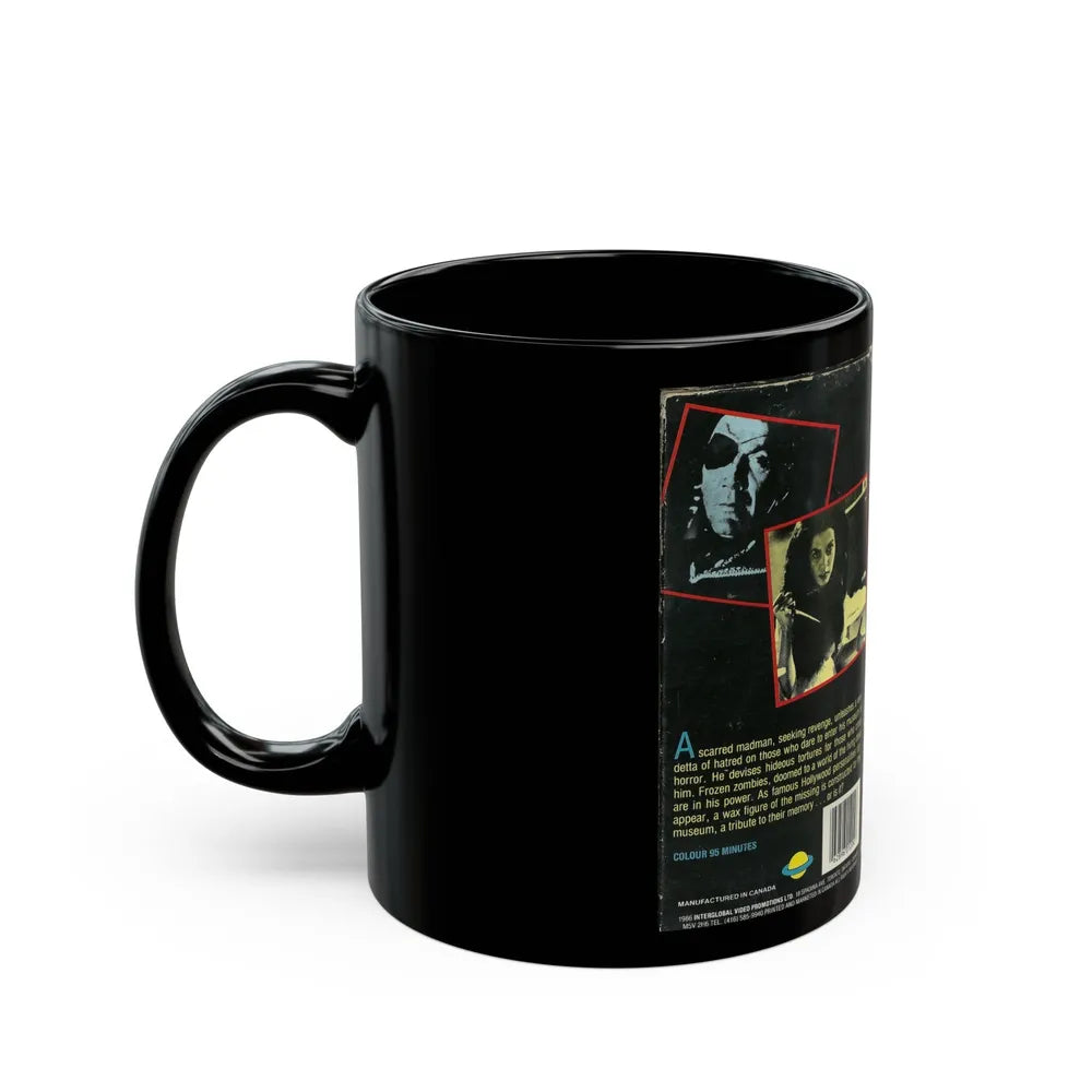 NIGHTMARE IN WAX (VHS COVER) - Black Coffee Mug-Go Mug Yourself